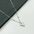 Simple Style Heart Shape Titanium Steel Polishing Pendant Necklace