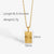 Simple Style Heart Stainless Steel Titanium Steel Plating Gold Plated Pendant Necklace