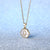 Simple Style Hexagon Letter Stainless Steel Inlaid Shell Necklace 1 Piece