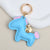 Simple Style Horse Pu Leather Women's Bag Pendant Keychain