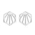 Simple Style Human Gingerbread Apple Stainless Steel Plating Hollow Out Ear Studs 1 Pair