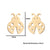 Simple Style Human Gingerbread Apple Stainless Steel Plating Hollow Out Ear Studs 1 Pair