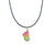 Simple Style Irregular Crystal Patchwork Pendant Necklace 1 Piece