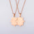 Simple Style Jigsaw Titanium Steel Plating 18k Gold Plated Pendant Necklace