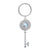 Simple Style Key Alloy Inlay Rhinestones Women's Bag Pendant Keychain