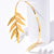 Simple Style Leaf Alloy Hair Band 1 Piece