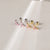 Simple Style Leaf Silver Plating Inlay Zircon Ear Studs 1 Pair