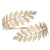 Simple Style Leaves Metal Pearl Bridal Hair Accessories