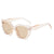 Simple Style Leopard Ac Square Full Frame Women's Sunglasses