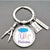 Simple Style Letter Alloy Plating Keychain