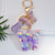 Simple Style Letter Butterfly Plastic Resin Epoxy Bag Pendant Keychain