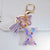 Simple Style Letter Butterfly Plastic Resin Epoxy Bag Pendant Keychain