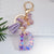 Simple Style Letter Butterfly Plastic Resin Epoxy Bag Pendant Keychain