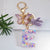 Simple Style Letter Butterfly Plastic Resin Epoxy Bag Pendant Keychain