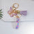 Simple Style Letter Butterfly Plastic Resin Epoxy Bag Pendant Keychain