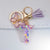 Simple Style Letter Butterfly Plastic Resin Epoxy Bag Pendant Keychain