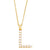 Simple Style Letter Copper Gold Plated Artificial Pearls Pendant Necklace 1 Piece