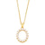 Simple Style Letter Copper Gold Plated Artificial Pearls Pendant Necklace 1 Piece