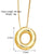 Simple Style Letter Copper Plating 18k Gold Plated Necklace Pendant