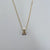 Simple Style Letter Copper Zircon Necklace In Bulk