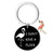 Simple Style Letter Flamingo Stainless Steel Unisex Bag Pendant Keychain