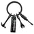 Simple Style Letter Hammer Metal Men's Bag Pendant Keychain