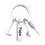 Simple Style Letter Hammer Metal Men's Bag Pendant Keychain