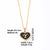 Simple Style Letter Heart Shape Stainless Steel Gold Plated Shell Pendant Necklace In Bulk