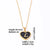 Simple Style Letter Heart Shape Stainless Steel Gold Plated Shell Pendant Necklace In Bulk