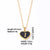 Simple Style Letter Heart Shape Stainless Steel Gold Plated Shell Pendant Necklace In Bulk