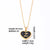 Simple Style Letter Heart Shape Stainless Steel Gold Plated Shell Pendant Necklace In Bulk