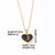 Simple Style Letter Heart Shape Stainless Steel Gold Plated Shell Pendant Necklace In Bulk