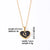 Simple Style Letter Heart Shape Stainless Steel Gold Plated Shell Pendant Necklace In Bulk