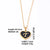 Simple Style Letter Heart Shape Stainless Steel Gold Plated Shell Pendant Necklace In Bulk