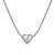 Simple Style Letter Heart Shape Stainless Steel Polishing 18k Gold Plated Pendant Necklace