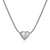 Simple Style Letter Heart Shape Stainless Steel Polishing 18k Gold Plated Pendant Necklace