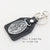 Simple Style Letter Pu Leather Zinc Alloy Patchwork Keychain