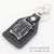 Simple Style Letter Pu Leather Zinc Alloy Patchwork Keychain