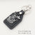 Simple Style Letter Pu Leather Zinc Alloy Patchwork Keychain