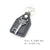 Simple Style Letter Pu Leather Zinc Alloy Patchwork Keychain