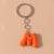 Simple Style Letter Resin Bag Pendant Keychain