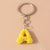 Simple Style Letter Resin Bag Pendant Keychain