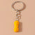 Simple Style Letter Resin Bag Pendant Keychain