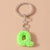 Simple Style Letter Resin Bag Pendant Keychain