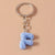 Simple Style Letter Resin Bag Pendant Keychain