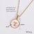 Simple Style Letter Shell Pendant Necklace