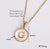 Simple Style Letter Shell Pendant Necklace