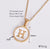 Simple Style Letter Shell Pendant Necklace