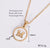 Simple Style Letter Shell Pendant Necklace