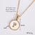 Simple Style Letter Shell Pendant Necklace